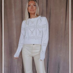 mink pink cara crochet jumper